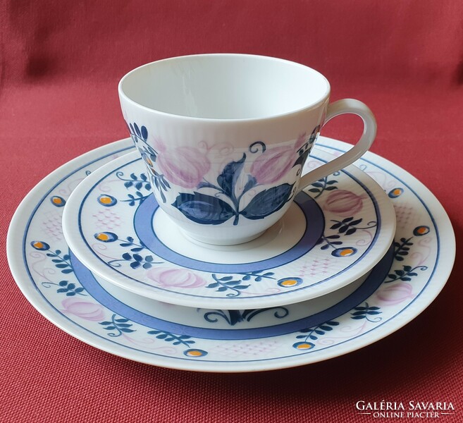 Seltmann weiden bavaria german porcelain breakfast set cup saucer small plate pouring sugar holder