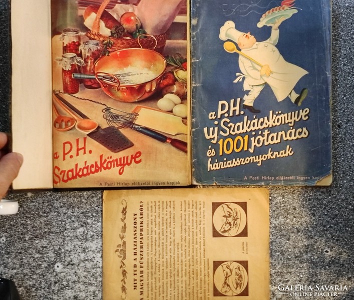 Pesti Hírlap szakácskönyve + A Pesti Hírlap új szakácskönyve és Mit tud a háziasszony a magyar füsze