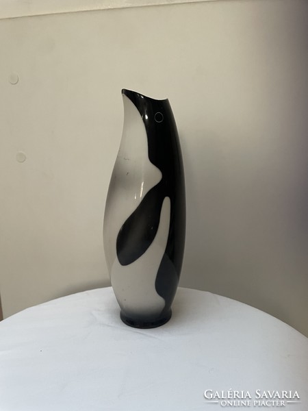 Vase of raven house penguin