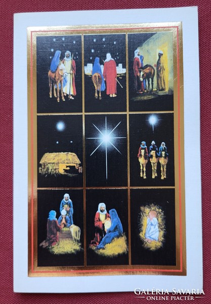 Christmas card postmark greeting card greeting card postcard nativity scene