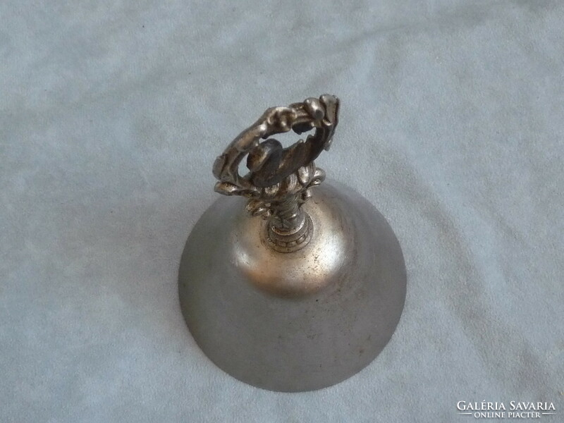 Antique bell antique hand bell antique cast iron bell antique table bell with cast iron swan handle