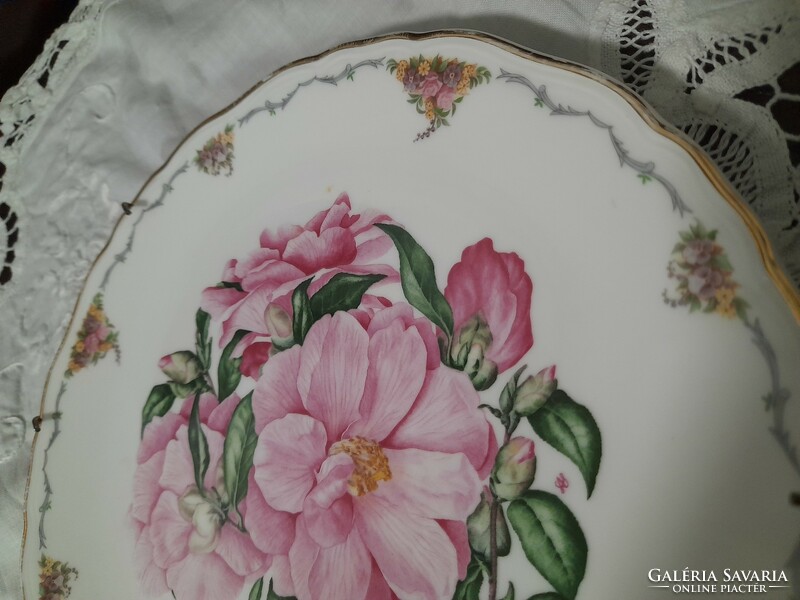 Royal albert floral plate with hanger