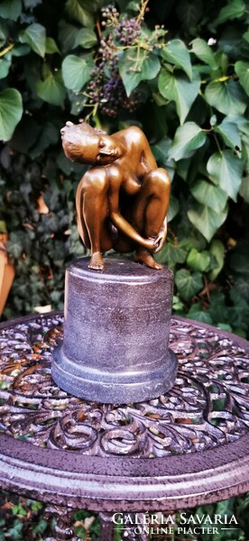 Female act - bronze sculpture