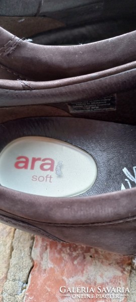 ARA soft barna hasított bőr cipő