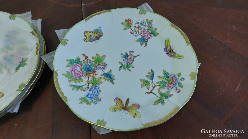 Herend Victorian flat plate 6 pcs,