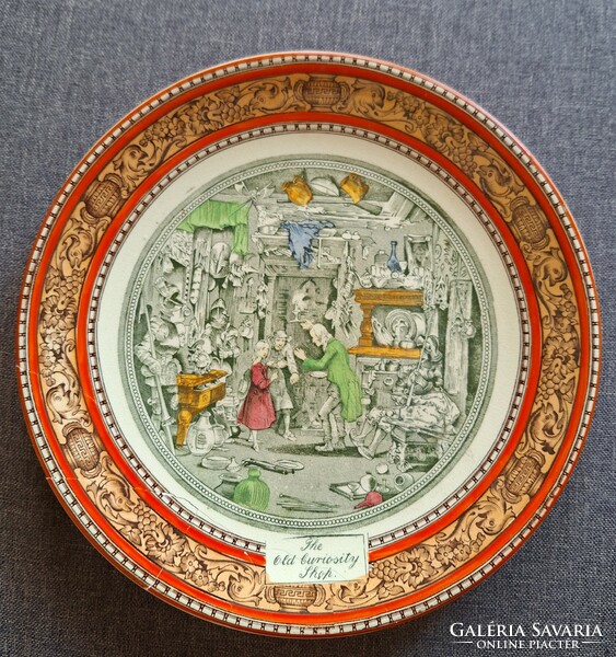 Charles dickens & shakespeare by adams decorative plate