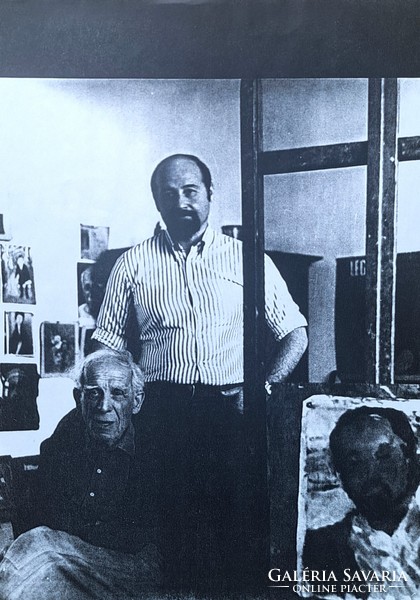 Béla Czóbel and Dénes Deák, 1973 - photo by Aurél Cserba