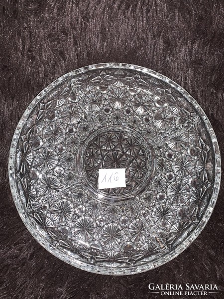 Large lead crystal fairy table, centerpieces and cake servers, bases,
