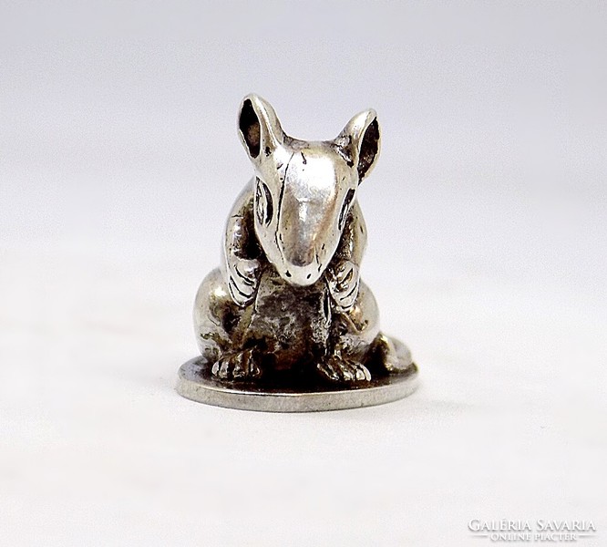 Silver mouse miniature figure (zal-ag119429)