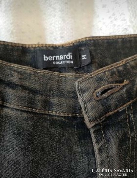 Bernardi 38-as Hippie Jeans, kézzel gyöngyözött farmernadrág