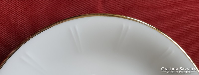 Winterling Röslau Bavaria német porcelán tálaló tál tányér kínáló arany széllel