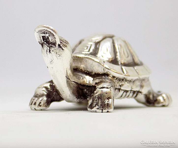 Silver turtle miniature figure (zal-ag119427)