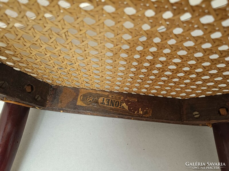 Antik Thonet Austria bútor kis szék lábtartó láb zsámoly Nábytok Thonet 496 8323