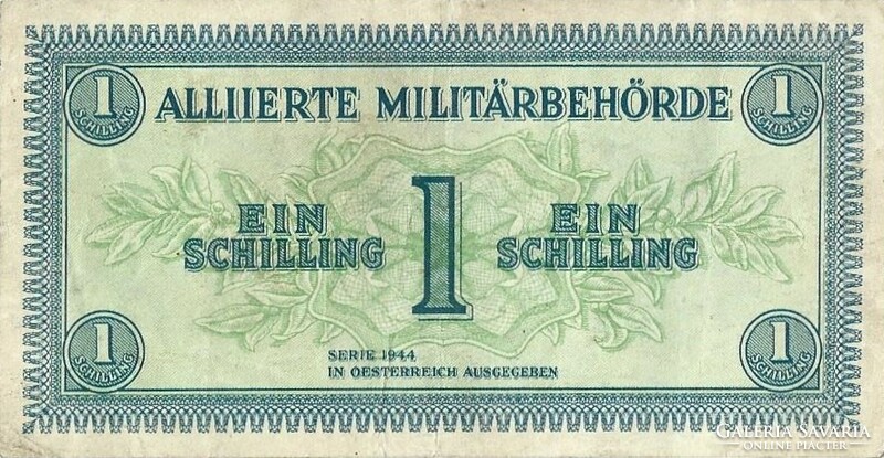 1 schilling 1944 Militarbehörde Ausztria 1.