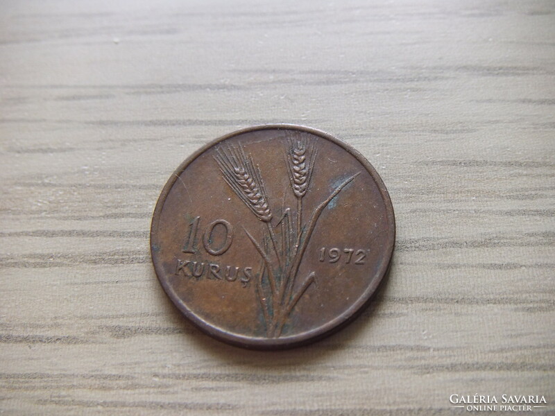 10 Kurus 1972 Turkey