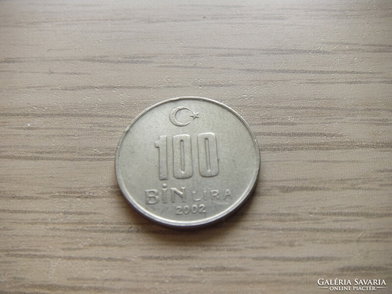 100,000 Lira 2002 Turkey ( Turkish pound )