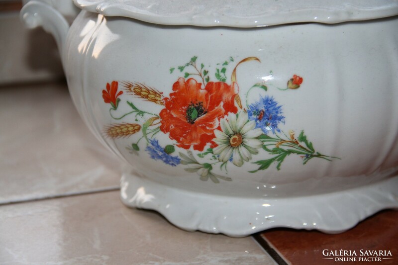 Zsolnay poppy soup bowl 1.