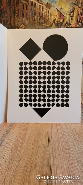 Victor vasarely, original edition 1973, 10pcs, corpusculaires