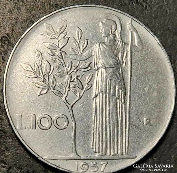 100 Lira, Olaszország, 1957.