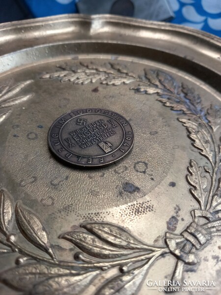 German Nazi ss imperial pewter plate