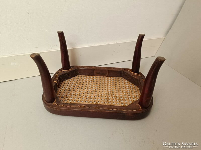 Antik Thonet Austria bútor kis szék lábtartó láb zsámoly Nábytok Thonet 496 8323