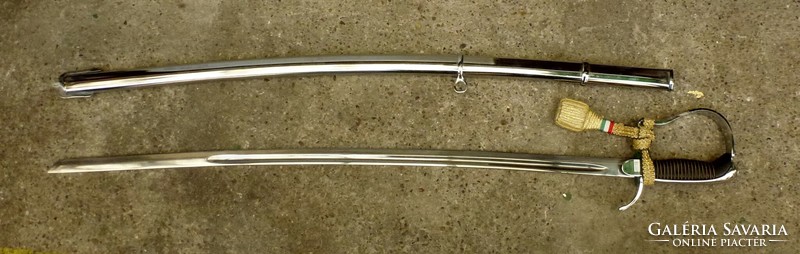 Kossuth sword. In very nice condition. Blood channeled