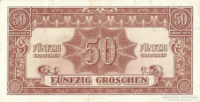 50 groschen 1944 Militarbehörde Ausztria 2.