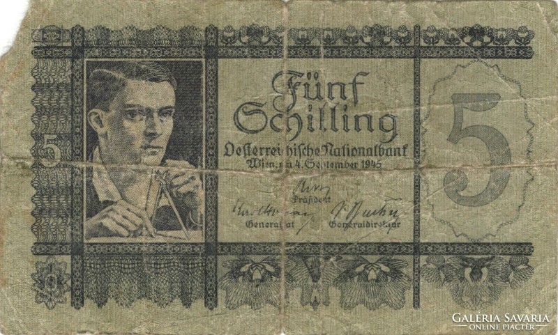 5 schilling 1945 Ausztria