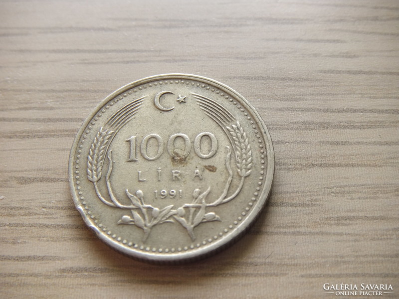 1000  Líra 1991  Törökország ( Török Font )