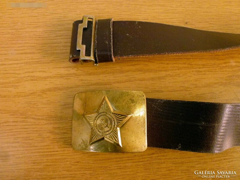Soviet military training belt. Original period piece. With copper buckle