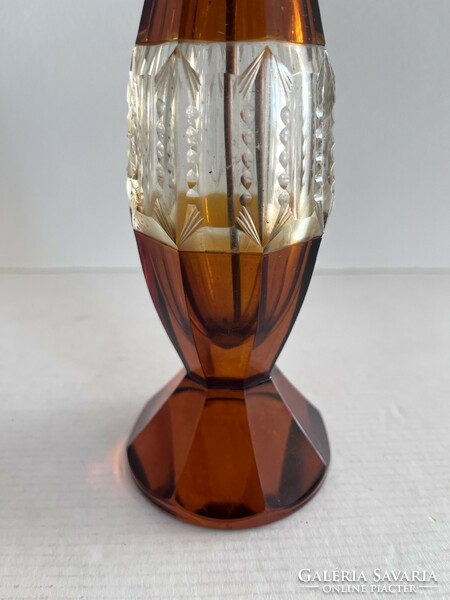 Old, antique, large, special, engraved perfume bottle