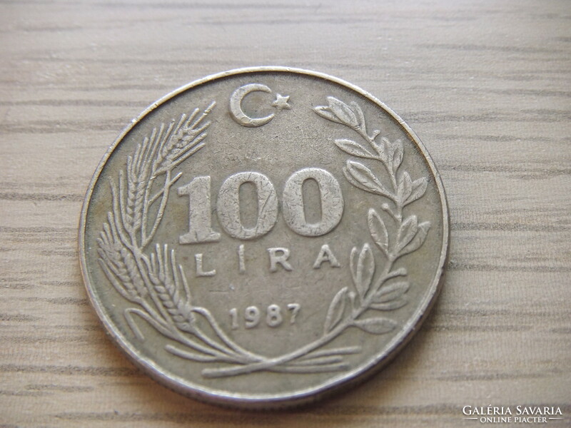 100 Lira 1987 Turkey (Turkish pound)