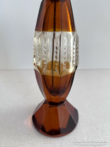 Old, antique, large, special, engraved perfume bottle