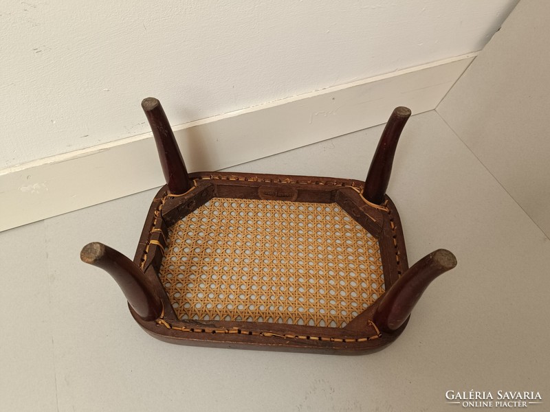 Antik Thonet Austria bútor kis szék lábtartó láb zsámoly Nábytok Thonet 496 8323