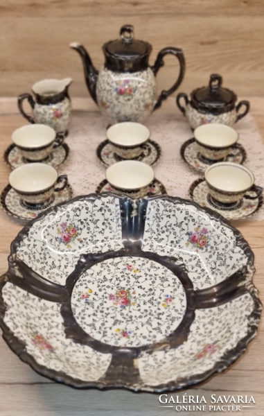 Rudolf Wachter bavaria, fine silver coffee set with bowl