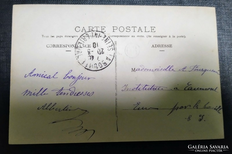 Régi francia képeslap