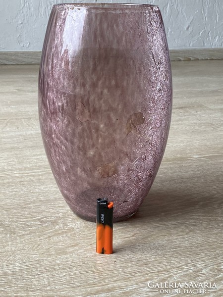Hatalmas karcagi fátyolüveg váza