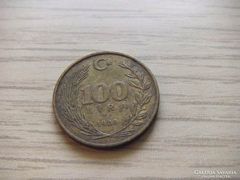 100 Lira 1988 Turkey (Turkish pound)