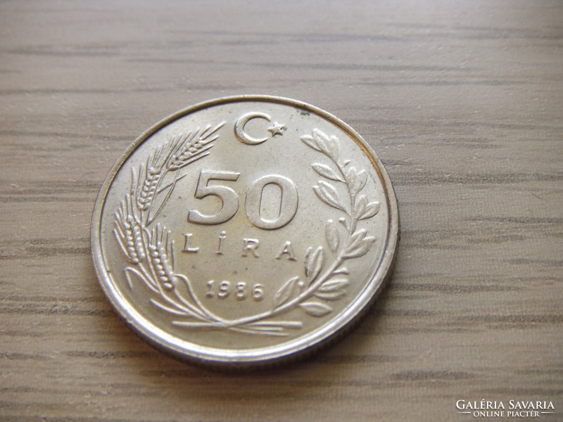 50 Lira 1986 Turkey (Turkish pound)