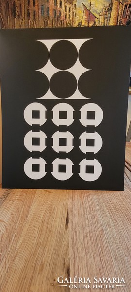 Victor Vasarely, Eredeti Kiadas 1973, 10db, CORPUSCULAIRES