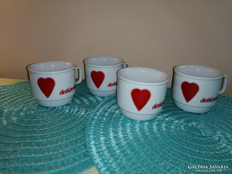 Zsolnay mugs 4 heart life insurance