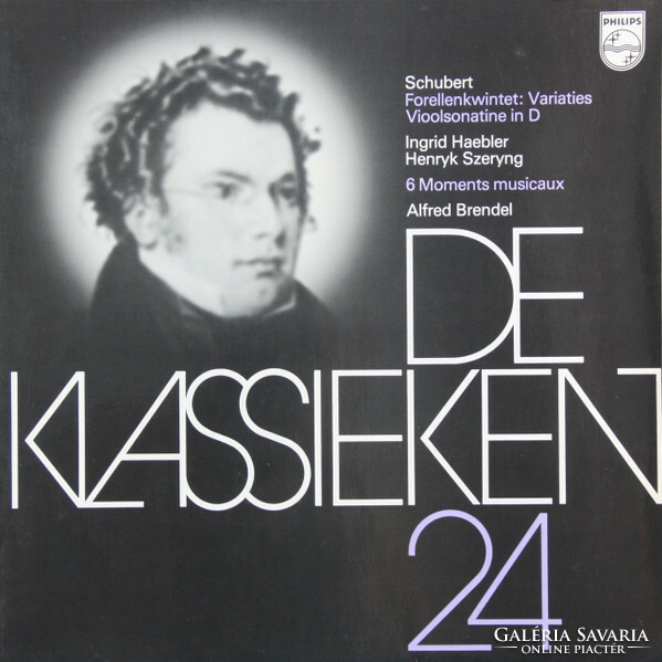Schubert / haebler,brendel - forellenquintet: variations, violin sonatine in d, 6 moments musicaux (lp,