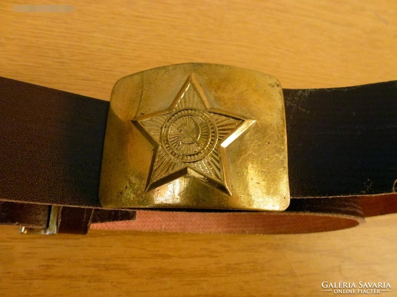 Soviet military training belt. Original period piece. With copper buckle