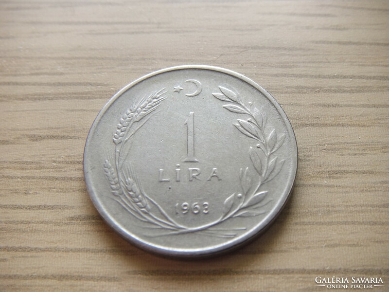 1 Lira 1963 Turkey (Turkish pound)