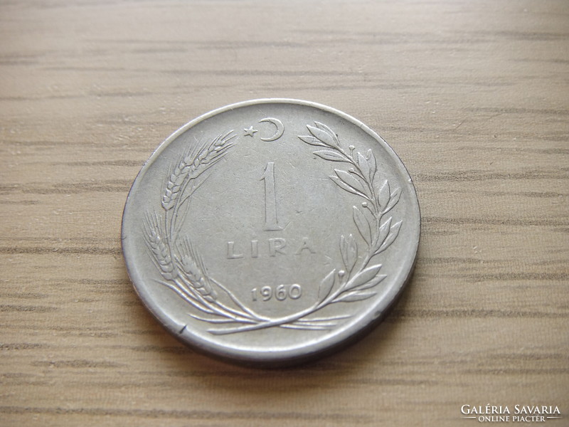 1 Lira 1960 Turkey (Turkish pound)