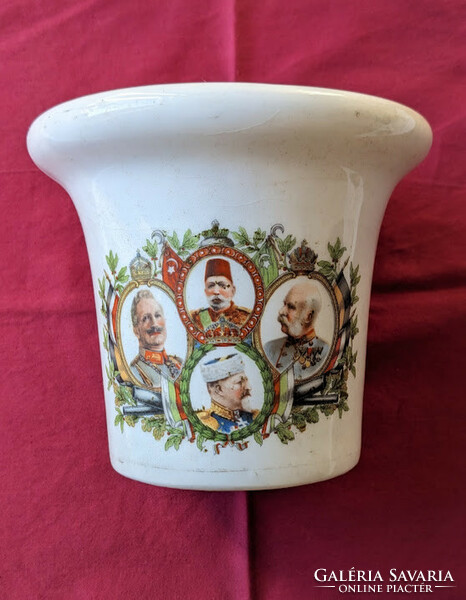 Antique porcelain mortar from the time of the monarchy