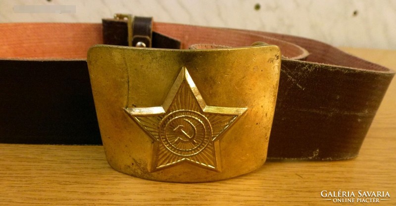 Soviet military training belt. Original period piece. With copper buckle