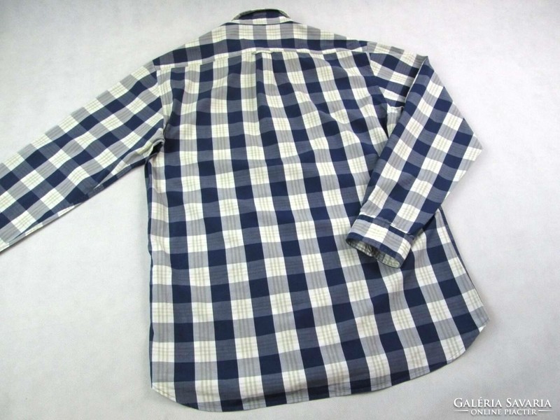 Original gant (m) checkered long sleeve men's shirt