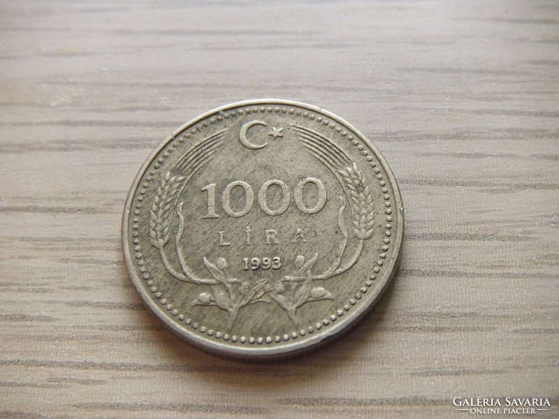 1000 Lira 1993 Turkey (Turkish pound)