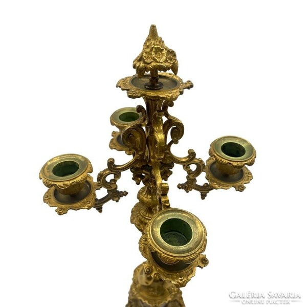 French gilded candle holder m01190